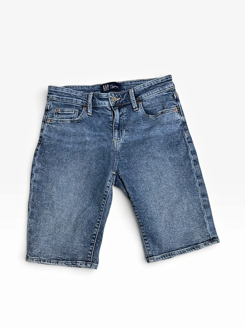 Gap 9" Bermuda Short Denim Shorts Blue Waist 27